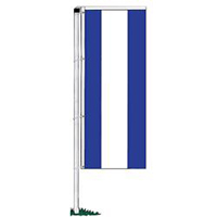 Triple Stripe Rotator Drape Banner,DFLAGNY138N