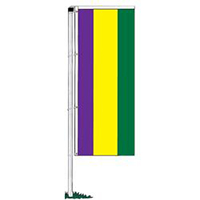 Triple Stripe Rotator Drape Banner,DFLAGNY138PYG