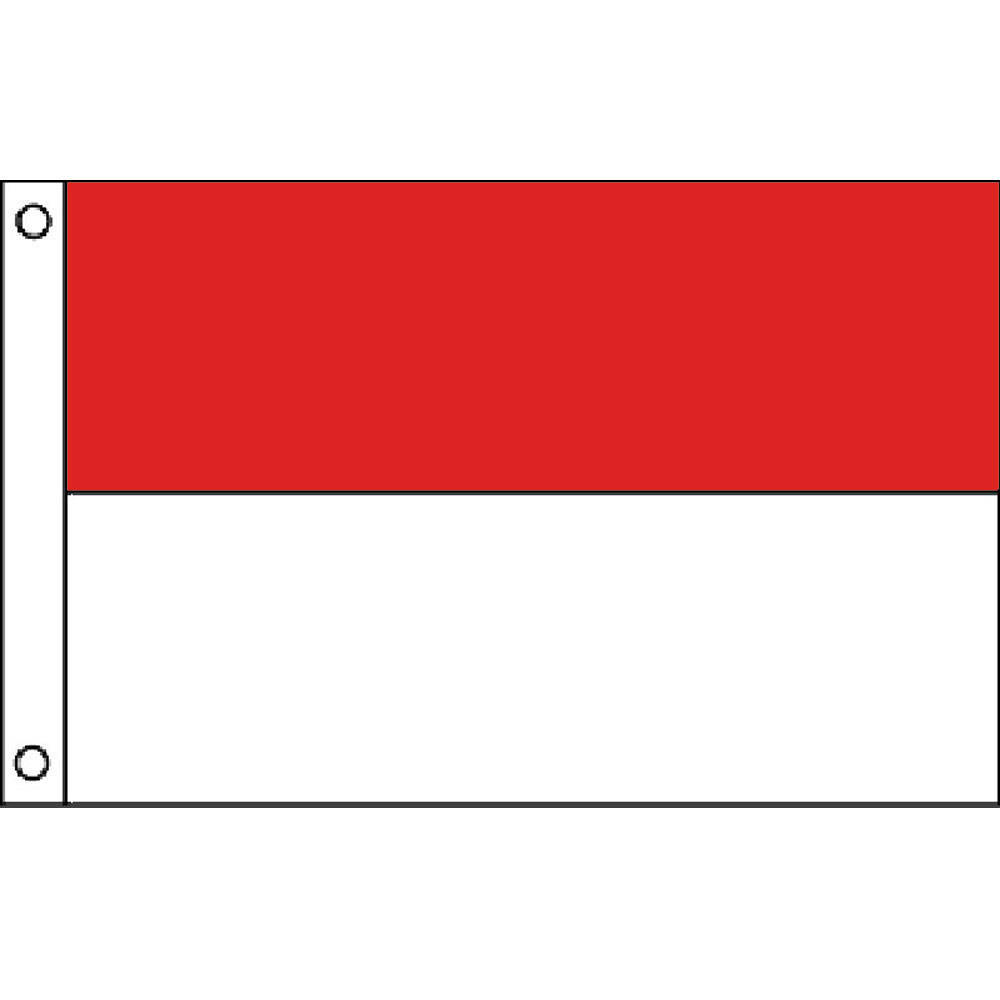 Double Stripe Flag: Red/ White |