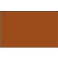 Color Flag with Pole Hem: Gold Brown