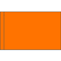 Color Flag with Pole Hem: Golden Poppy