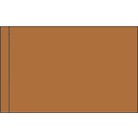 Color Flag with Pole Hem: Khaki