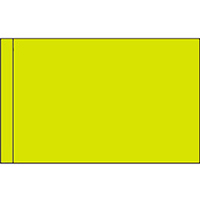 Color Flag with Pole Hem: Lime