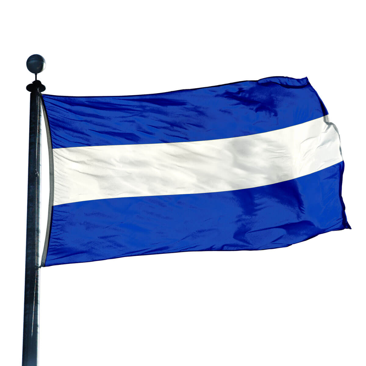 Triple Stripe Flag: Blue/ White/ Blue