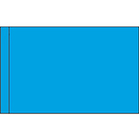Color Flag with Pole Hem: Process Blue
