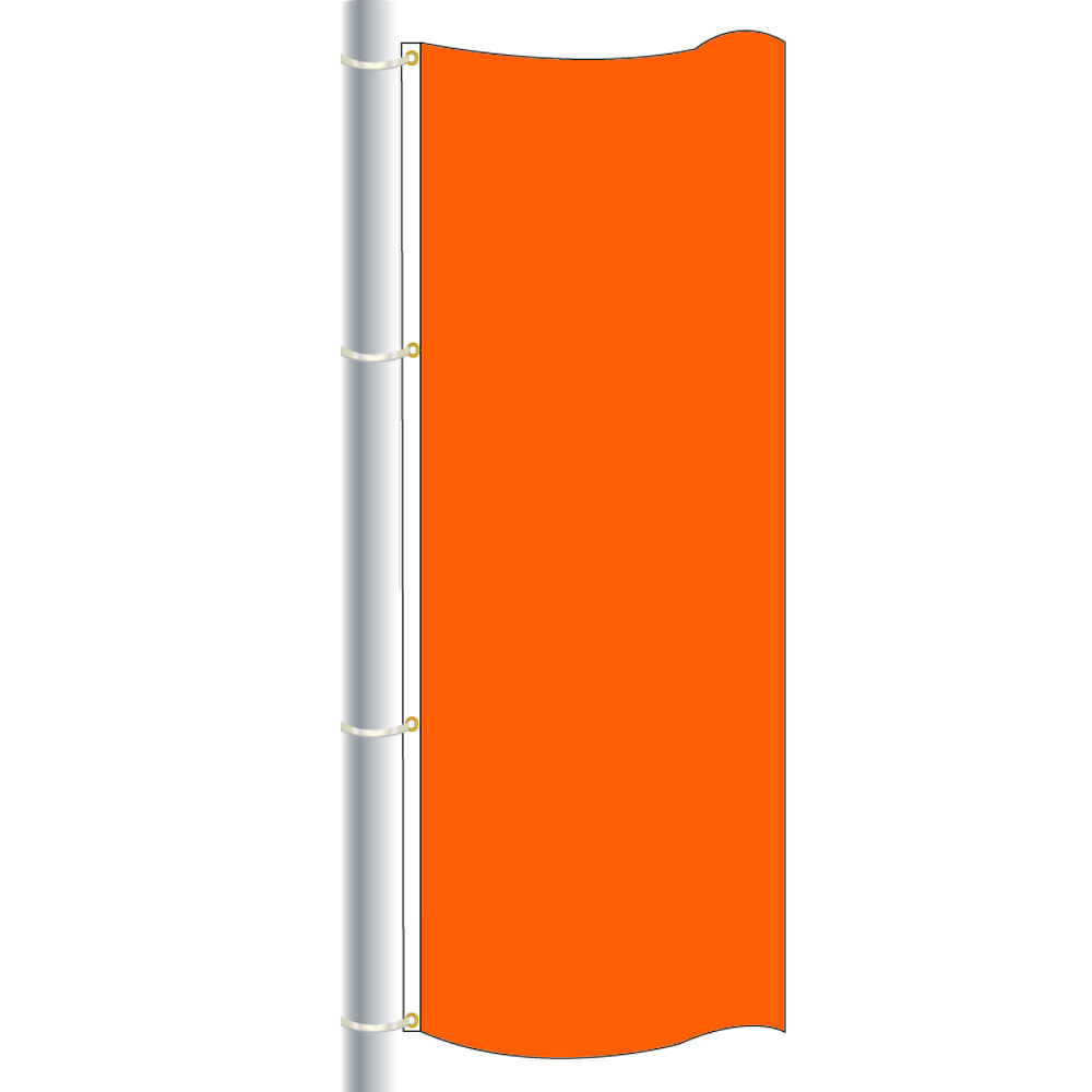Nylon International Orange Drape Flag
