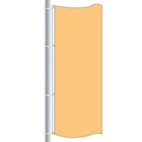 Nylon Buff Drape Flag