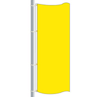 Nylon Daffodil Drape Flag