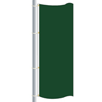Nylon Dartmouth Green Drape Flag