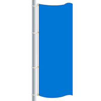 Nylon French Blue Drape Flag