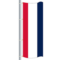 Nylon Red-White-Blue Drape Flag