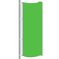 Nylon Mint Green Drape Flag