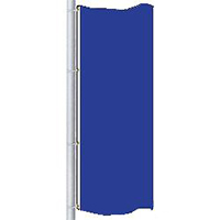 Nylon Blue Drape Flag