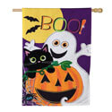 Halloween BOO Linen House Flag, EE13L9252H