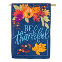Be Thankful Linen House Flag EE13L9928H