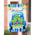 Lemon Tree Truck Suede House Flag (28 in. x 44 in.), EE13S10394H