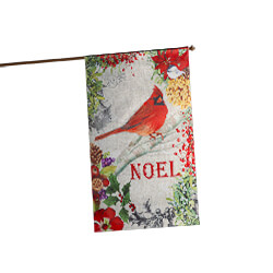 Christmas Meadow Suede House Flag (29 in. x 43 in.), EE13S10617H
