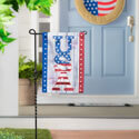 USA Fireworks Garden Burlap Flag (12-1/2 in. x 18 in.), EE14B10379G