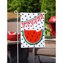 Summer Watermelon Burlap Garden Flag (12-1/2 in. x 18 in.), EE14B10400G