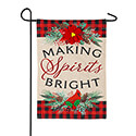 Christmas Joy Burlap Garden Flag (12-1/2 in. x 18 in.), EE14B10597G