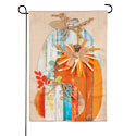 Wood Plank Pumpkins Burlap Garden Flag EE14B9975G