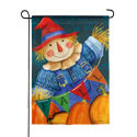 Fall Fella Scarecrow Textured Suede Garden Flag; EE14ES9894G
