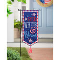 Red, White, and Blessed Extended Length Garden Banner (12-1/2 in. x 27-1/2 in.), EE14L10377XL
