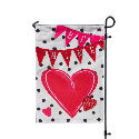 Be Mine Linen Garden Flag, EE14L10698G