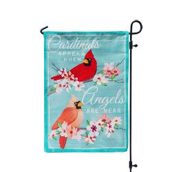 Angels are Near Linen Garden Flag (12-1/2 in. x 18 in.), EE14L10737G