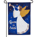 Lace Angel Linen Garden Flag (12-1/2 in. x 18 in.) EE14L9231G