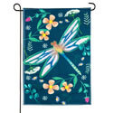Dragonfly Garden Linen Garden Flag EE14L9611H