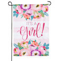 Its a Girl Garden Linen Flag EE14L9813G