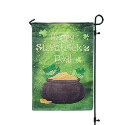 Pot of Gold Lustre Garden Flag, EE14LU10771G