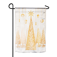 Elegant Christmas Lustre Garden Banner, EE14LU11332G