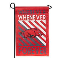 University of Arkansas Lustre Garden Flag (12-1/2 in. x 18 in.), EE14LU911WWFG