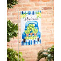 Lemon Tree Truck Suede Garden Flag (12-1/2 in. x 18 in.), EE14S10394G