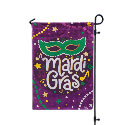 Mardi Gras Party Garden Suede Flag, EE14S10687G