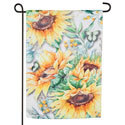 Sunflower Fields Suede Garden Flag, EE14S9216G