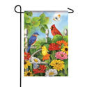 Jewels of Summer Suede Garden Flag (12-1/2 in. x 18 in.), EE14S9758G