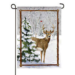 Winter's Whisper Garden Flag (12-1/2 in. x 18 in.), EE14T10096G