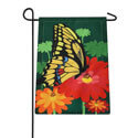 Blossoms and Butterfly Applique House Flag (28 in. x 44 in.), EE159132H