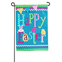 Happy Easter Applique Garden Flag (12-1/2 in. x 18 in.), EE169117G