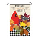 Fall Songbirds Gather Applique Garden Flag (12-1/2 in. x 18 in.), EE169175G