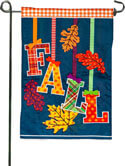 Falling Leaves Applique Garden Flag (12-1/2 in. x 18 in.), EE169314G