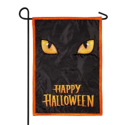 Halloween Eyes Applique Garden Flag, EE169539G