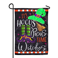 Hocus Pocus Applique Garden Flag, EE169542G