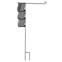 American Flag Garden Flag Stand EE20155