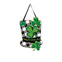 Plaid St. Patrick's Day Hat Door Hanger EE2DHB1708