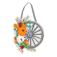 Welcome Wagon Wheel Door Hanger EE2DHB1761