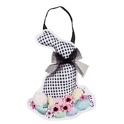 Buffalo Check Bunny Door Hanger, EE2DHB1828